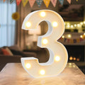 LED Marquee Light Up Numbers Sign by NANXU