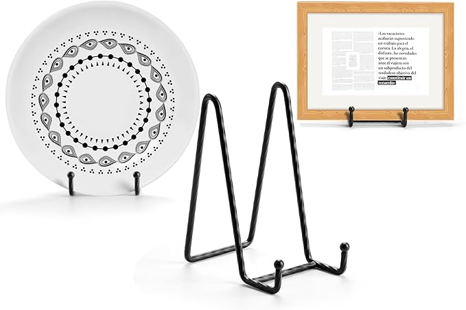 3 Pack 6inch Picture Stands for Display, Plate Holder Display Stand, Picture by YCLYC