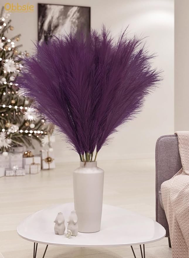 35" Faux Pampas Grass Decor - Image 6