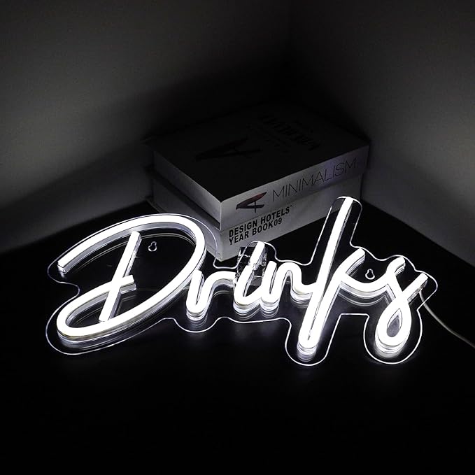 Looklight Drinks Neon Sign, Bar Neon Sign, Neon Signs - Image 12
