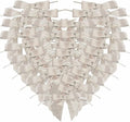 50pcs 2-1/2" Metallic Satin Silver Bows by Micomon