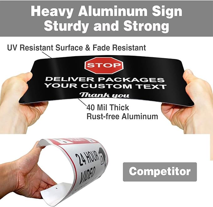 Custom Package Delivery Signs Outdoor - Image 5