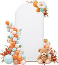 Wedding Arch Cover 6FT Arch Backdrop Cover Spandex Fitted Arch Cover by Unknown