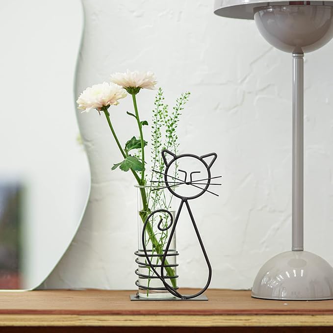 Marbrasse Desktop Glass Planter Hydroponics Vase, Planter Bulb Vase - Image 3