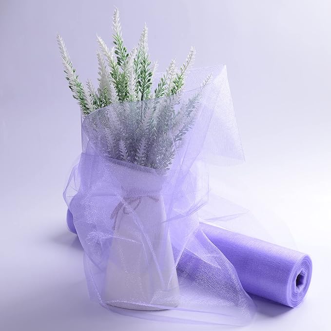 Crystal Organza Fabric Tulle - Image 4