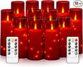 Flameless Candles with Embedded Star String by sasigeiaa