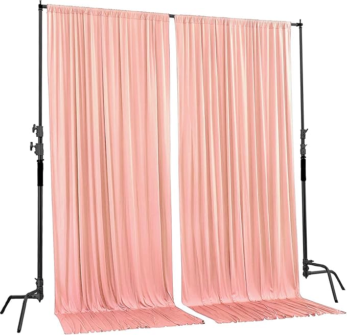 AK TRADING CO. Polyester Backdrop Drapes Curtains Panels - Image 3