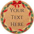 100-1000pcs Custom Stickers Merry Christmas Stickers Personalized Labels by Unknown