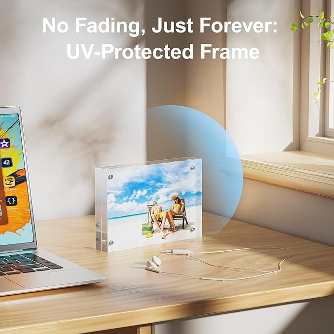 3 Pack 4x4 Acrylic Picture Frames - Image 5