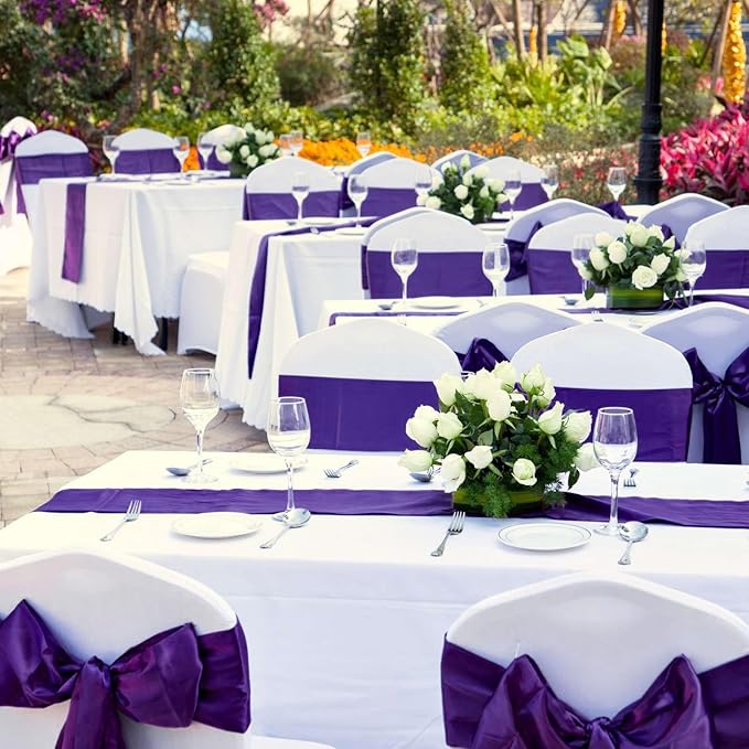 10 x 7 Feet Purple Backdrop Curtain - Image 3