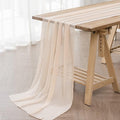 6Pack 9ft Chiffon Table Runner 14x108 Inch Sheer Romantic Table Runner by flohar