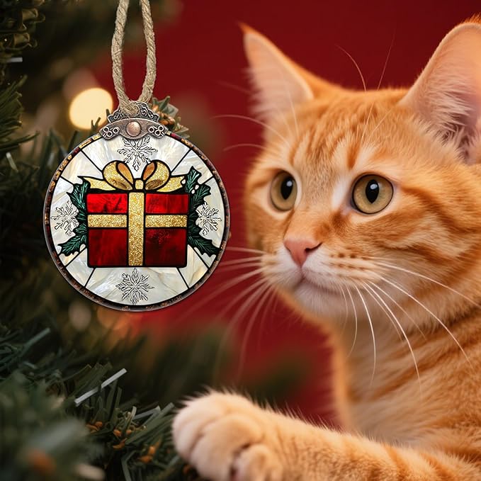 Stained Glass Christmas Decorations - Image 5