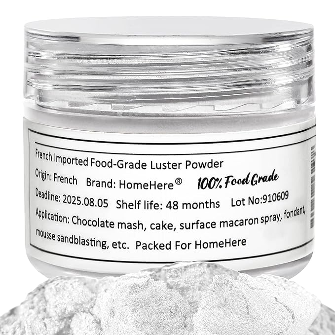 HomeHere Edible Luster Dust Food-Grade Glimmer Powder Glitter by HOMEHERE