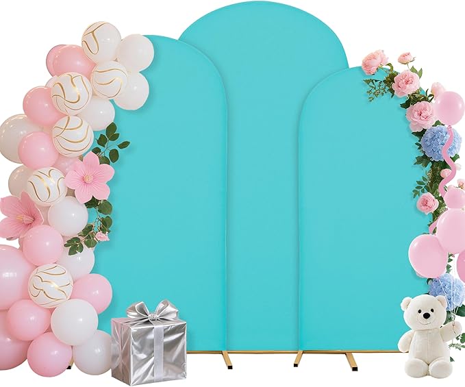 Wedding Arch Covers Arch Backdrop Cover Arch Stand Covers 7.2FT 6.6FT 6FT Set by Unknown
