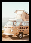 KTKDE 8.5 by 11 Picture Frame Black, Picture Frames 8.5 x 11frame by KTKDE