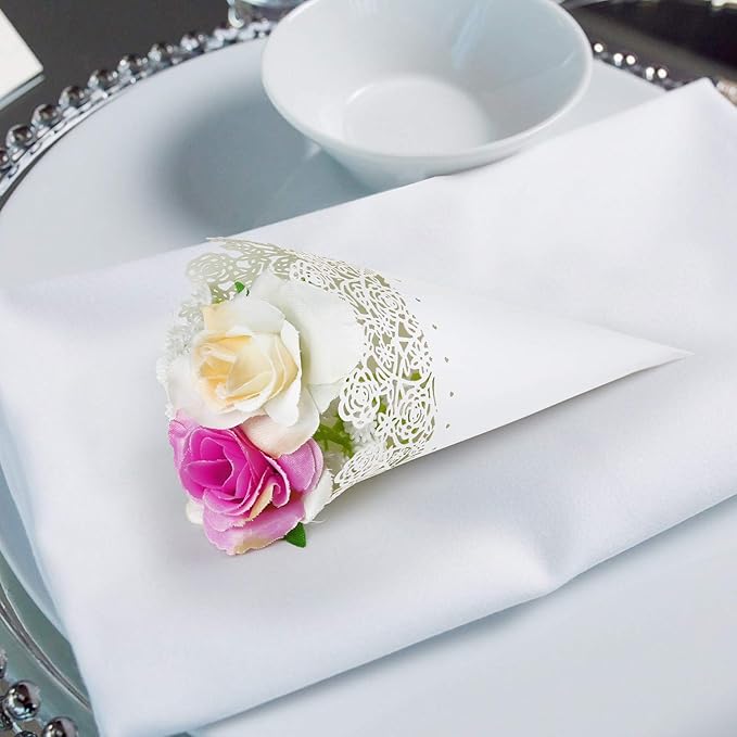 GWHOLE 100 Pcs Flower Confetti Petal Cone - Image 6