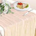 Champagne Table Runner, 10Ft 120in Cheesecloth Table Runner, Gauze Rustic by Unknown