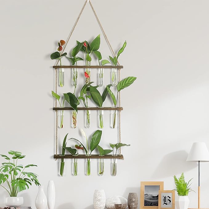 YIBOT Propagation Stations, 3 Tiered Wall Hanging Terrarium - Image 8