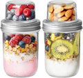 ComSaf 2-Pack 20 oz Overnight Oats Containers by ComSaf