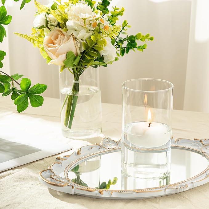 12pcs Glass Cylinder Vases for Centerpieces - Image 7