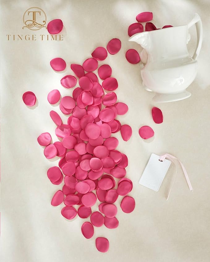 TINGE TIME Silk Flower Petals for Wedding Decoration - Image 3