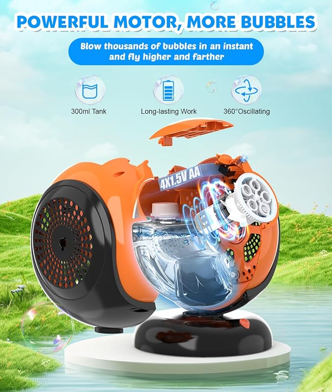 Halloween Bubble Machine, Bubbles Blower - Image 2