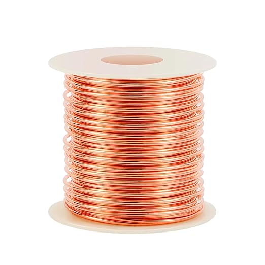 18 Gauge/ 1.0 mm 213 Feet 1 Pound Dead Soft Copper Wire by ichenbao