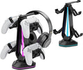 Saitake RGB Headset Stand with 9 Light Modes, Controller Holder by Unknown