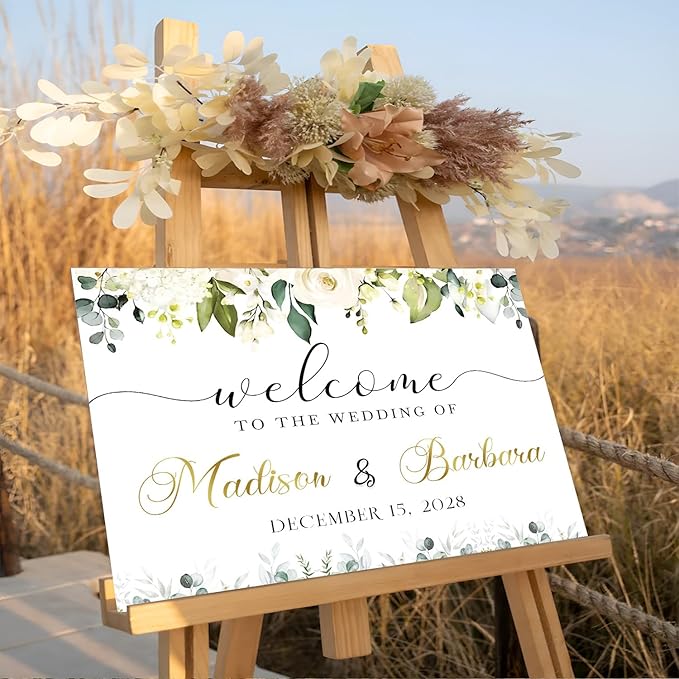 Wedding Welcome Sign, Custom Wedding Welcome Sign, Engagement Party Welcome Sign - Image 2