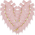 50pcs 3.5" Double Face Satin Pink Bows by Micomon