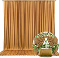 10 x 7 Feet Brown Backdrop Curtain by ZEBMOON