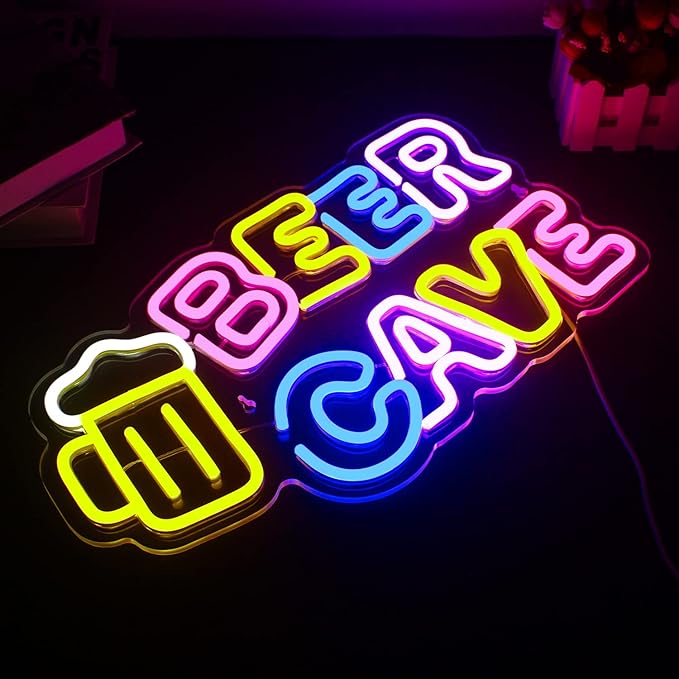 Lucunstar Beer Cave Neon Sign, Beer Sign, Neon Sign - Image 2