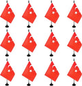Turkey Desk Flag, 12 Pack Turkish Table Office Flag by Unknown
