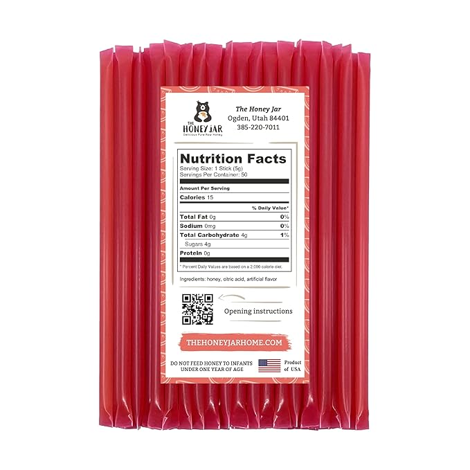 The Honey Jar Watermelon Flavored Honey Sticks - Image 2