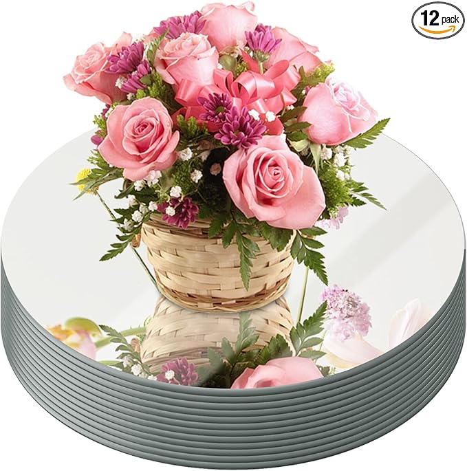 JAMBALAY Round Mirror Centerpieces by JAMBALAY