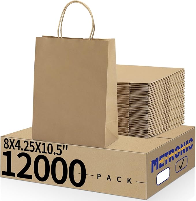 METRONIC Kraft Paper Gift Bags by METRONIC