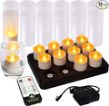 HL Flameless Candles with Remote Timer, 100+Hours Rechargeable Waterproof by HLHappinessLight
