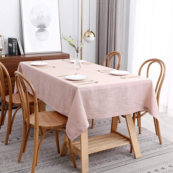 maxmill Lux Faux Linen Tablecloth by maxmill