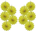 Yellow Party Decorations, Paper Decorations by BARTHEW