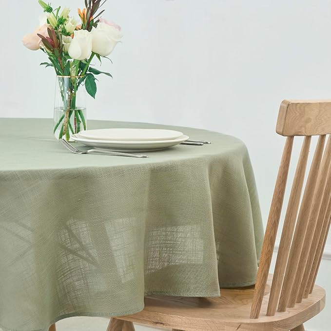 maxmill Lux Faux Linen Tablecloth - Image 2