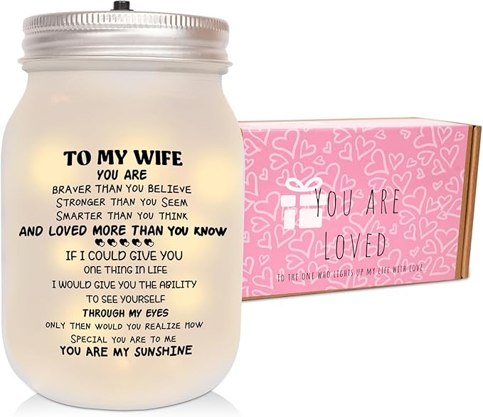 CNVOILA Valentines Day Gifts for Her, For Wife From Husband, Frosted Valentine - Image 2