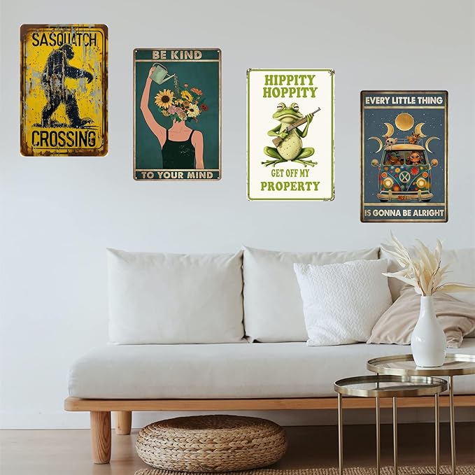 Retro Funny Metal Tin Sign - Image 3