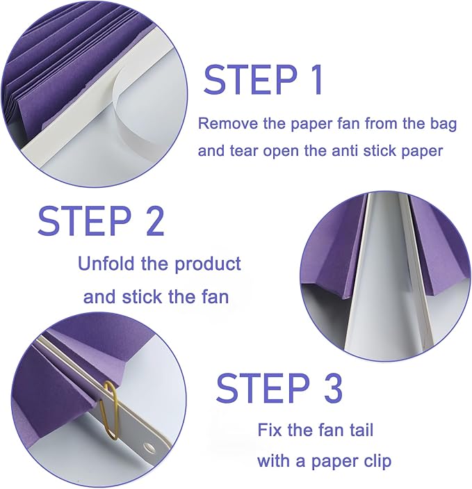 BARTHEW Purple Party Decorations, Halloween Decor Events Accessories, - Image 3