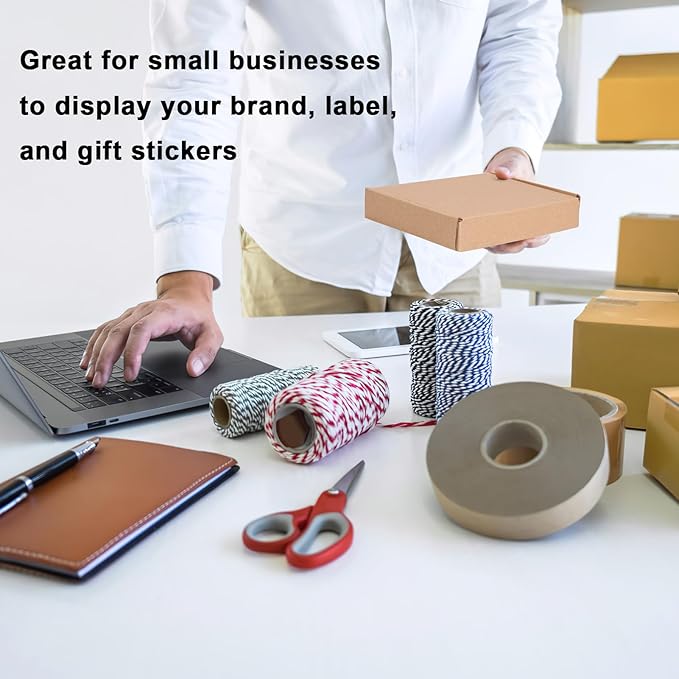 MEBRUDY 6x4x1 Inches Shipping Boxes Pack of 50, Small Corrugated Cardboard Box - Image 6