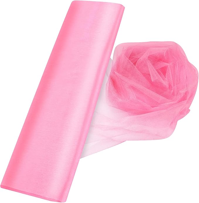 Crystal Organza Tulle Sheer Fabric Backdrop Curtains by Anteer