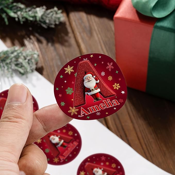 callie Personalized Christmas Stickers - Image 8