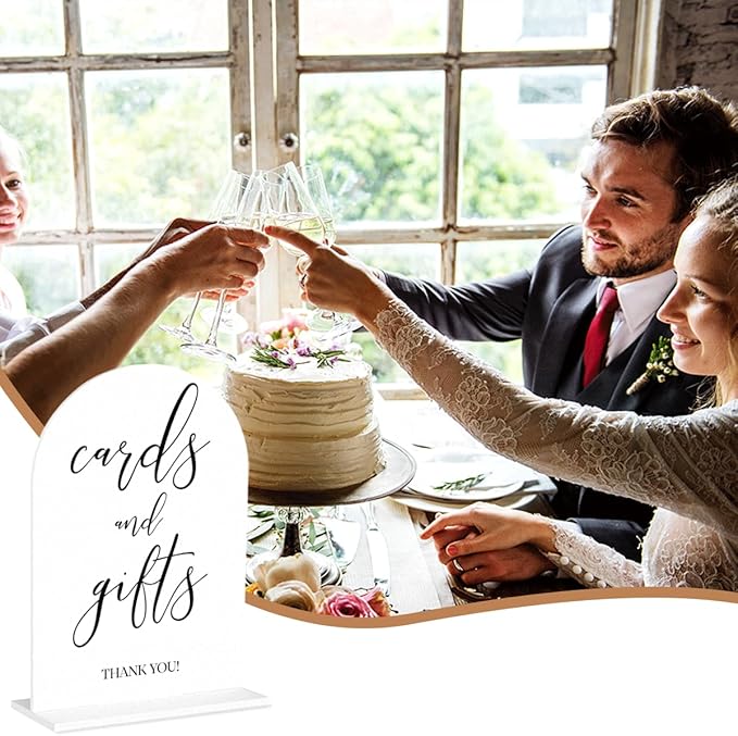 Cards and Gifts Sign, Wedding Engagement Bridal Shower Baby Shower Party Decor - Image 6