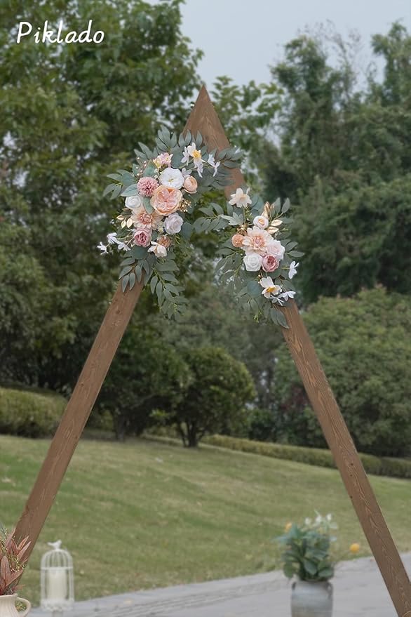 Faux Flower Swag Set of 2 for Wedding Welcome Signs Floral Swag Wedding - Image 6