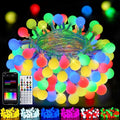 78ft Smart Color Changing Christmas Lights, 200 LED RGB Globe String Lights App by LORRYTE