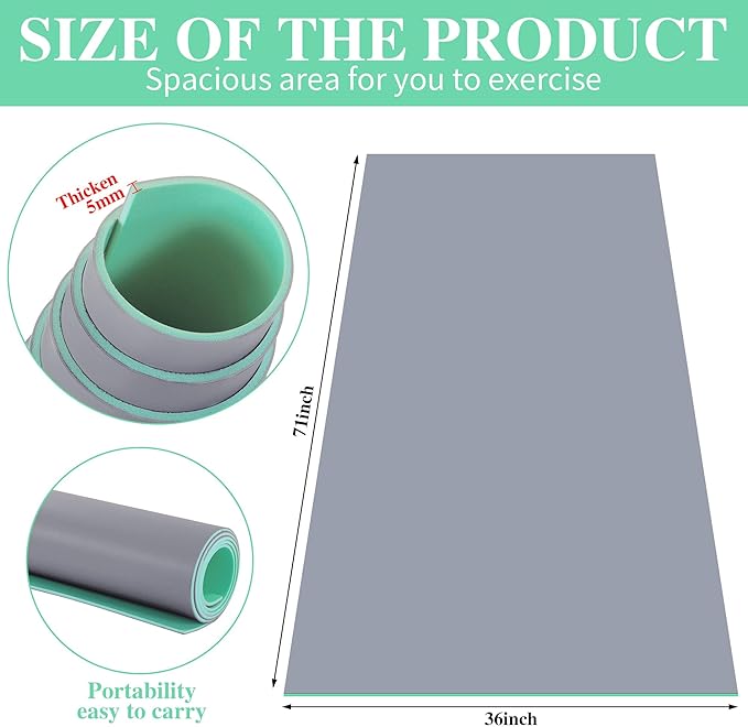 BALAPET Dance Floor Ballet Dance Floor Heavy-Duty 5MM Thick PVC Practice Floor - Image 2